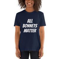 Pirate Page ALL BONNETS MATTER Short-Sleeve Unisex T-Shirt - Get Imani Designs