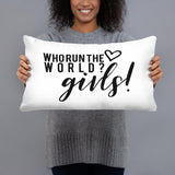 You Go Girl!/ Girls Run the World Pillow