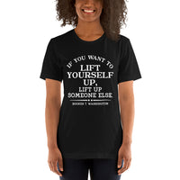 Booker T. Washington Quote Short-Sleeve Unisex T-Shirt - Get Imani Designs