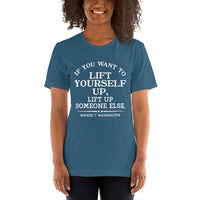 Booker T. Washington Quote Short-Sleeve Unisex T-Shirt - Get Imani Designs