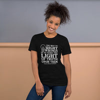 Ida B Wells Light Quote Short-Sleeve Unisex T-Shirt - Get Imani Designs