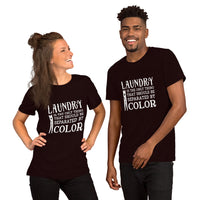 Separated by Color Quote Short-Sleeve Unisex T-Shirt - Get Imani Designs