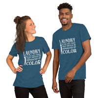 Separated by Color Quote Short-Sleeve Unisex T-Shirt - Get Imani Designs