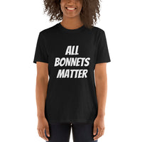 Pirate Page ALL BONNETS MATTER Short-Sleeve Unisex T-Shirt - Get Imani Designs