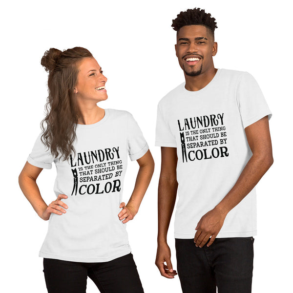 Laundry Separated by Color Black History Month Short-Sleeve Unisex T-Shirt - Get Imani Designs