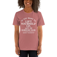 Booker T. Washington Quote Short-Sleeve Unisex T-Shirt - Get Imani Designs